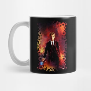 10th Doctorwho abstract art Mug